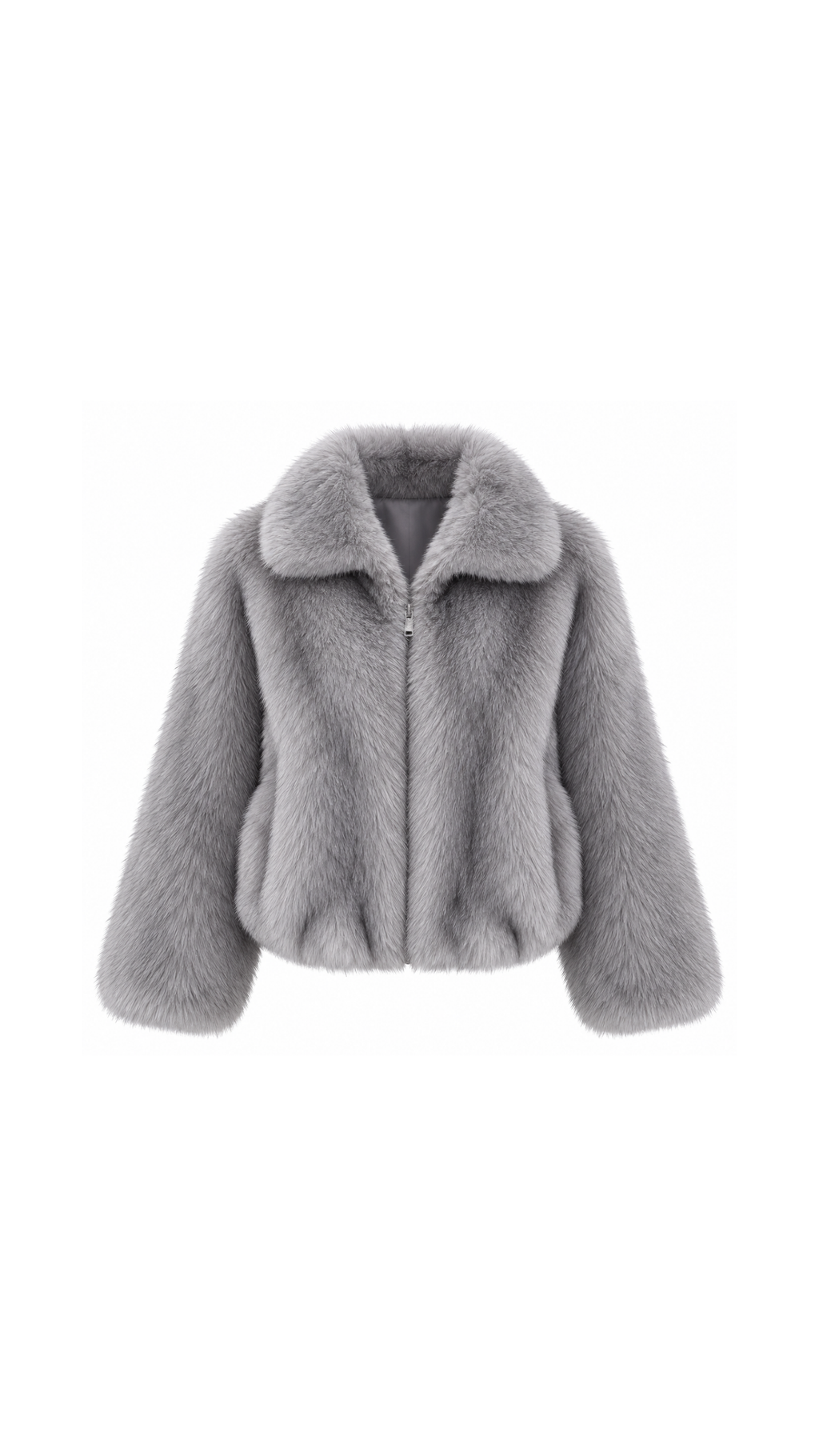 Luxe Cropped Faux Fur Jacket
