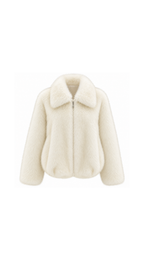 Luxe Cropped Faux Fur Jacket